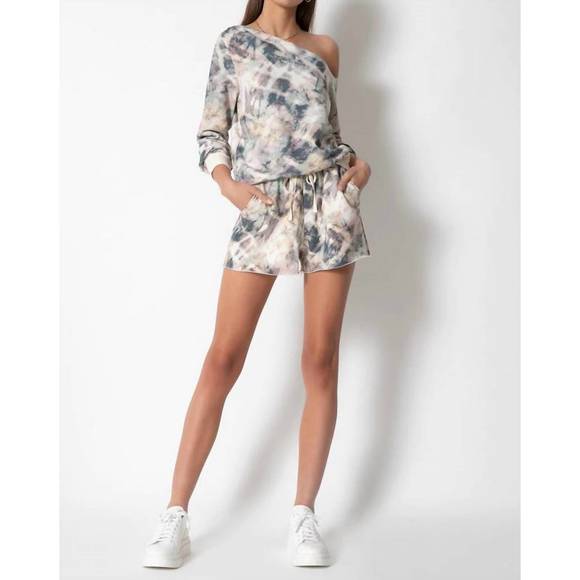 NEW TART COLLECTIONS asher short in fog tie dye - Picture 4 of 4